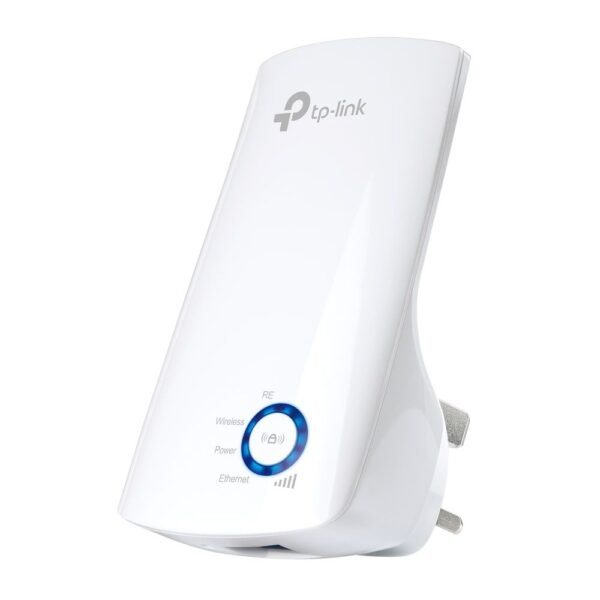 TP-Link TL-WA850RE N300 300 Megabits_per_second 2.4GHZ Wireless Range Extender, Broadband/Wi-Fi Extender, Wi-Fi Booster/Hotspot with 1 Ethernet Port, Plug and Play, Built-in Access Point Mode, White