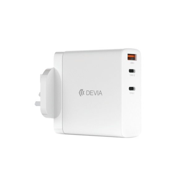 DEVIA Extreme Speed Series PD 140W 2C+A GaN Charger (UK)
