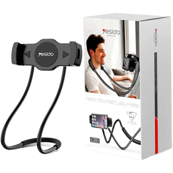 Yesido Neck Mounted Lazy Holder Black - C80