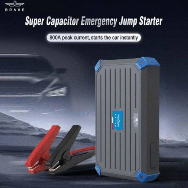 BRAVE Portable Car Jump Starter, 12V Super Capacitor Jump Starter
